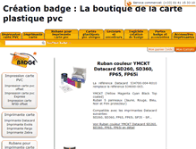 Tablet Screenshot of creation-badge.com